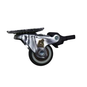 چرخ گردان کفی‌دار مدل ترمز دار کد ypt gardan 25mm
