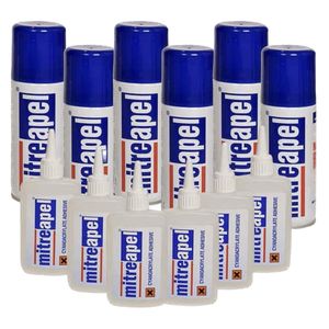 چسب 123 میتراپل مدل ac400 حجم 400 میلی لیتر بسته 6 عددی