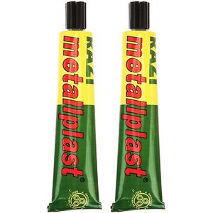چسب آهن رازی مدل metallplast حجم 50 میلی لیتر بسته 2 عددی