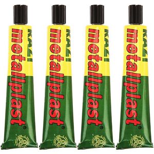 چسب آهن رازی مدل metallplast حجم 50 میلی لیتر بسته 4 عددی
