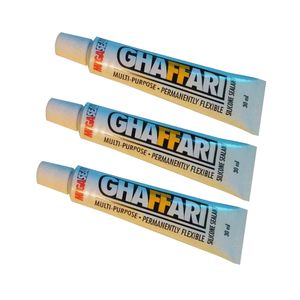 چسب آکواریوم غفاری مدل سیلیکون وزن 30 گرم بسته 3 عددی