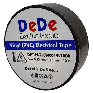 چسب برق ده ده الکتریک گروپ مدل dpt n t15w0019l1000 bk مجموعه 10 عددی
