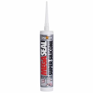 چسب درزگیر سیلیکونی غفاری مدل super silicone سفید 310 میلی