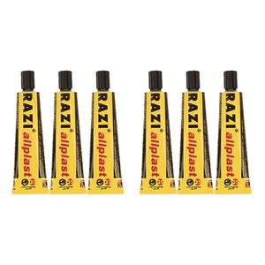 چسب رازی مدل allplast کد fn23 حجم 30 میلی لیتر بسته شش عددی