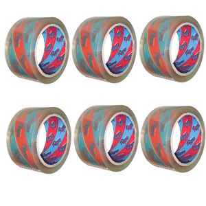 چسب پهن رابو مدل red blue6 عرض 5 سانتی متر بسته 6 عددی