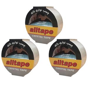 چسب پهن رازی مدل alltape عرض پنج سانتی متر بسته 3 عددی