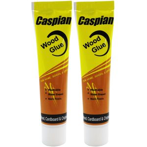 چسب چوب کاسپین مدل washable حجم 47 گرم بسته 2 عددی