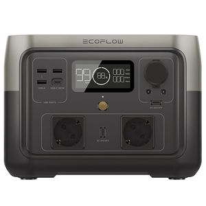 ژنراتور برقی خورشیدی اکوفلو مدل river 2 portable power station ظرفیت 256 وات ساعت