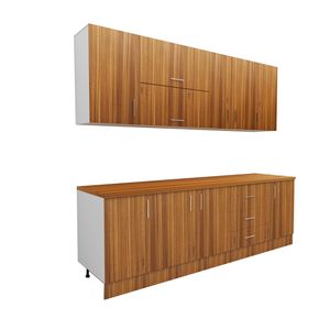 کابینت آشپزخانه اعیان مدل fh cl12 مجموعه 8عددی