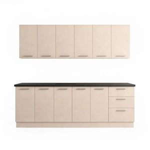 کابینت آشپزخانه زمینی_دیواری 11در مدل موکا