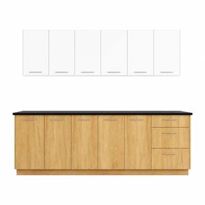 کابینت آشپزخانه زمینی_دیواری 7 در مدل سیدنی