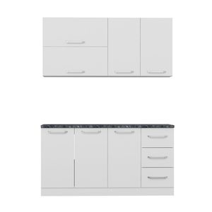 کابینت آشپزخانه مدل b 1 minar 160 مجموعه دو عددی