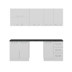 کابینت آشپزخانه مدل b 1 minar 220 cm مجموعه دو عددی