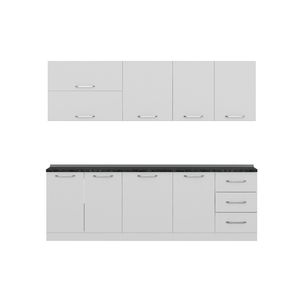 کابینت آشپزخانه مدل b 1 minar 250 cm مجموعه دو عددی