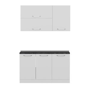 کابینت آشپزخانه مدل b 1 minar cm 140 مجموعه دو عددی
