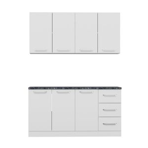 کابینت آشپزخانه مدل b 2 minar 160 مجموعه دو عددی