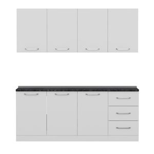 کابینت آشپزخانه مدل b 2 minar 200 مجموعه دو عددی