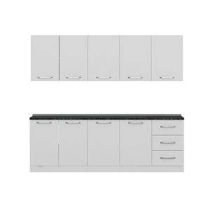 کابینت آشپزخانه مدل b 2 minar 240 cm مجموعه دو عددی