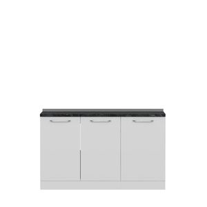 کابینت زمینی فلفور کابینت مدل 140 cm مجموعه 2 عددی