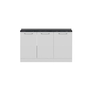 کابینت زمینی فلفور کابینت مدل l   120 cm