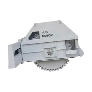 کاتر آسفالت بر مینی لودر ایران بابکت مدل wheel saw 115