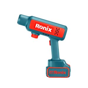 کارواش شارژی 22 بار 80 وات با موتور ذغالی رونیکس مدل 8628 با حداکثر دبی آب 3.5 لیتر بر دقیقه