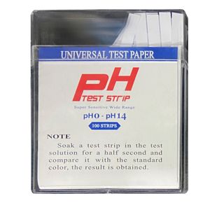 کاغذ پی اچ سنج مدل universal test paper بسته 100 عددی