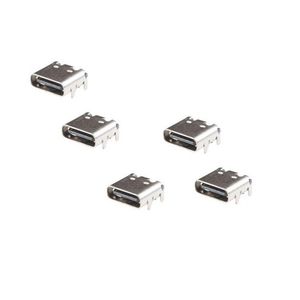 کانکتور usb c مادگی مدل dip بسته 5 عددی