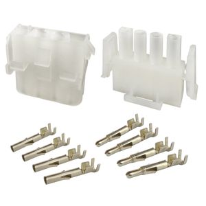 کانکتور پاور l6.2 نری و مادگی 4 پین مدل kf63080 4p بسته 2 عددی