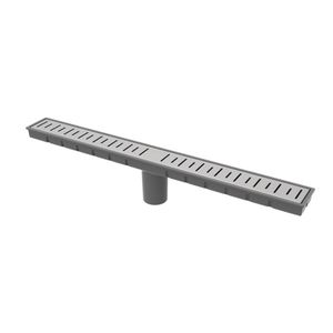 کف شور خطی محک مدل درب استیل طرح گریل 60×6 کد 596s
