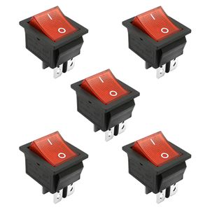 کلید راکر مدل 4 پایه کد kcd4 بسته 5 عددی