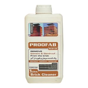 کلینر پروفاب مدل سیمان و شوره از آجر rcd120 حجم 1 لیتری