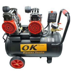 کمپرسور باد اوکی مدل دو سیلندر کد 6002 60l