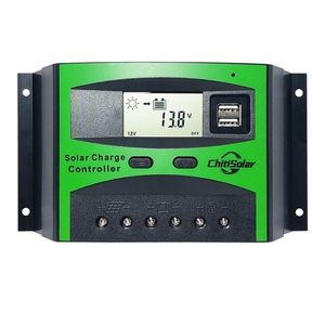 کنترل کننده دیجیتال شارژ خورشیدی چیتی سولار مدل pwm 30a