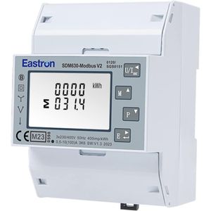 کنتور برق فرعی سه فاز ایسترون مدل sdm630 modbus v2