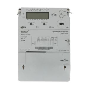 کنتور فرعی برق سه فاز شرکت کنتورسازی ایران مدل saman 5000 dc