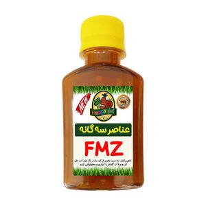 کود عناصر سه گانه آهن روی و منگنز هپی پلنت مدل fmz حجم 120 میلی لیتر