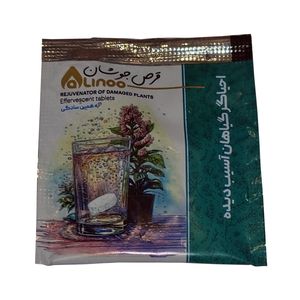 کود قرص جوشان ویژه احیا گیاهان زینتی آسیب دیده عالینو مدل one anti stress وزن پنج گرم
