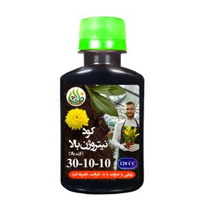 کود نیتروژن بالا npk 30 10 10 + te  ظرافت مدل ko30361 حجم 120 سی سی