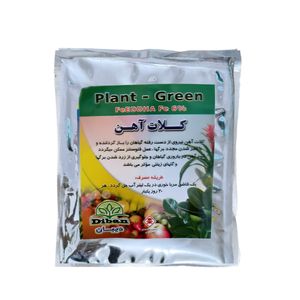 کود پودر کلات آهن 6 دیبان مدل plant green وزن 150 گرم