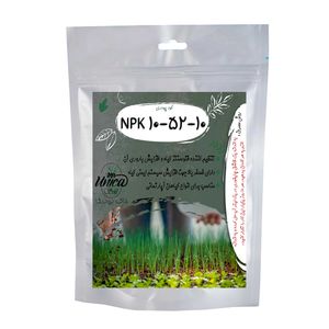 کود پودری ان پی کی یونیکا خاک مدل npk 10 52 10 وزن 50 گرم