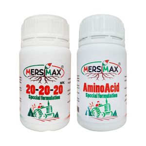 کود پک سه بیست و آمینواسید مرسیمکس مدل 20amino وزن 100 گرم مجموعه 2 عددی