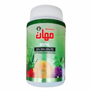 کود کامل npk 20 20 20 مهان مدل سه بیست وزن 100 گرم
