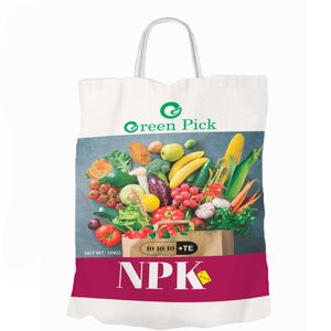 کود کامل سه ده گرین پیک مدل npk 10 10 10 وزن 10 کیلوگرم
