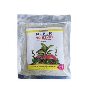 کود کریستال برگدهی بهاران مدل npk10 52 10 وزن 150 گرم