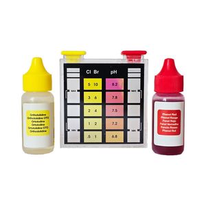 کیت تست سنجش کلر و ph آب استخر مدل  cl and ph