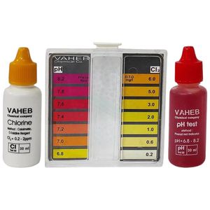کیت تست کلر و ph آب استخر واهب مدل cl and ph