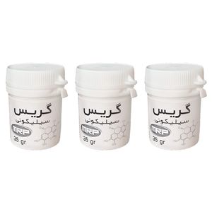 گریس سیلیکونی مدل 111 حجم 25 میلی لیتر مجموعه 3 عددی
