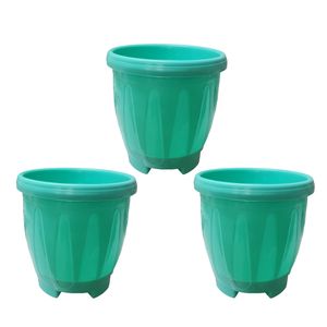گلدان مدل psh2 03 پلاستیکی مجموعه 3 عددی