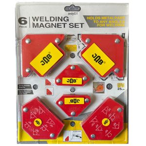 گونیا جوشکاری جاب مدل jb magnet 6 مجموعه 6 عددی